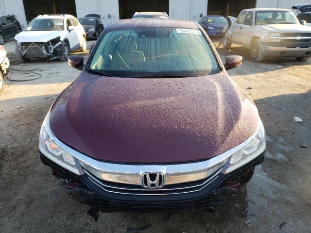 1HGCR2F41GA174173 - 2016 HONDA ACCORD LX BURGUNDY photo 5