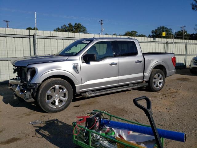 1FTEW1C50NFB91280 - 2022 FORD F150 SUPERCREW GRAY photo 1