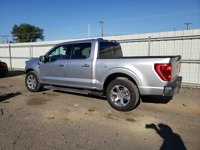 1FTEW1C50NFB91280 - 2022 FORD F150 SUPERCREW GRAY photo 2