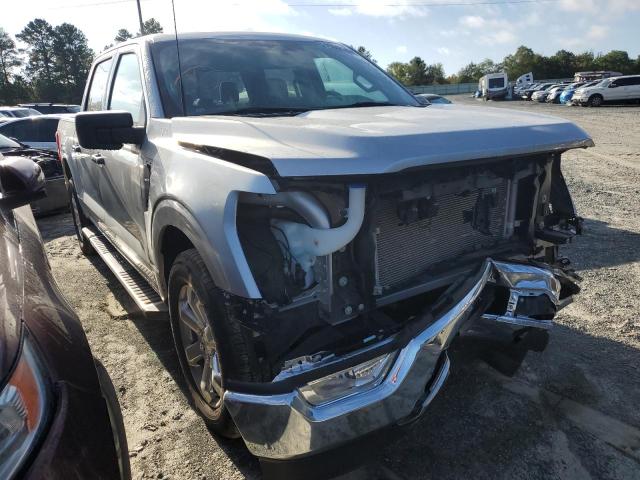 1FTEW1C50NFB91280 - 2022 FORD F150 SUPERCREW GRAY photo 4