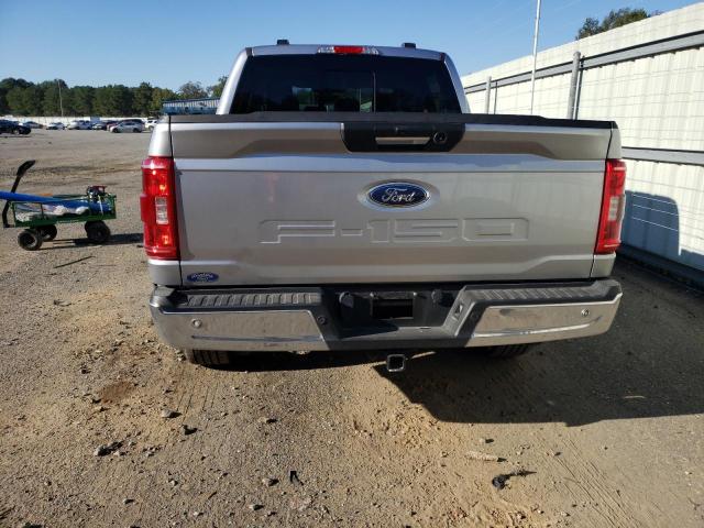 1FTEW1C50NFB91280 - 2022 FORD F150 SUPERCREW GRAY photo 6