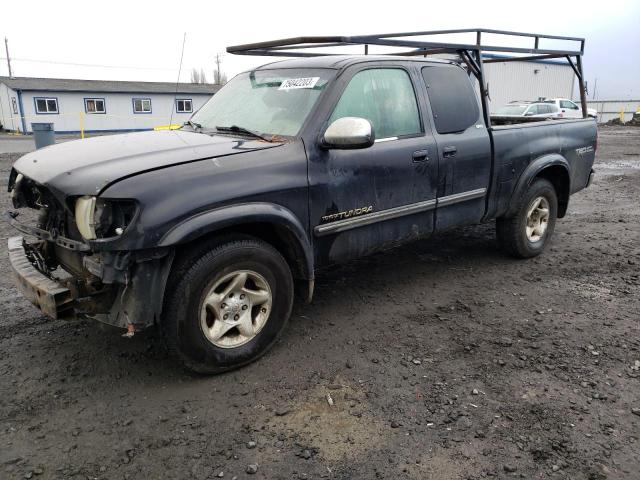 5TBBT44123S372685 - 2003 TOYOTA TUNDRA ACCESS CAB SR5 BLACK photo 1