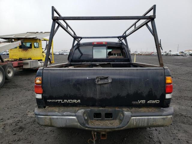 5TBBT44123S372685 - 2003 TOYOTA TUNDRA ACCESS CAB SR5 BLACK photo 6