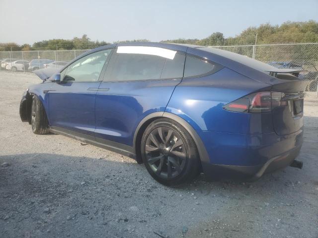 7SAXCDE53RF444265 - 2024 TESLA MODEL X BLUE photo 2