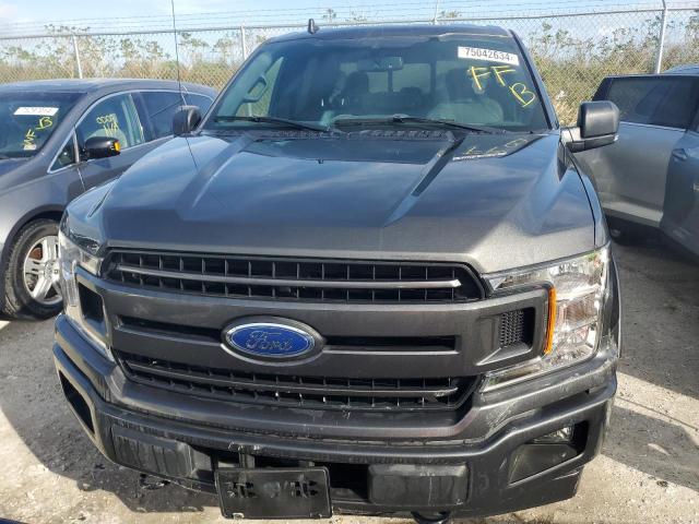 1FTEW1E44KKE51185 - 2019 FORD F150 SUPERCREW GRAY photo 5