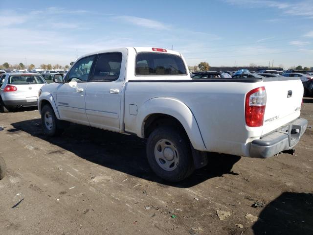 5TBDT44136S522333 - 2006 TOYOTA TUNDRA DOUBLE CAB SR5 WHITE photo 2