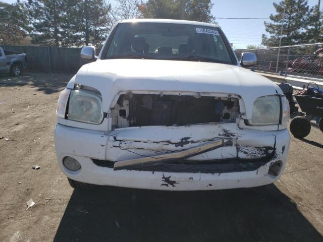 5TBDT44136S522333 - 2006 TOYOTA TUNDRA DOUBLE CAB SR5 WHITE photo 5