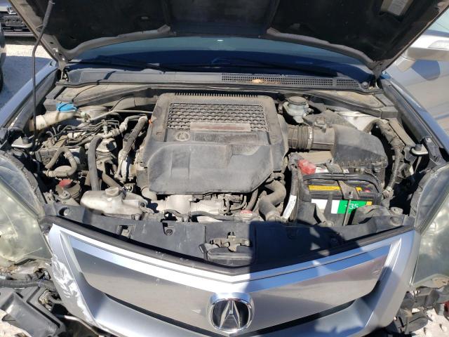 5J8TB2H25BA004326 - 2011 ACURA RDX SILVER photo 11