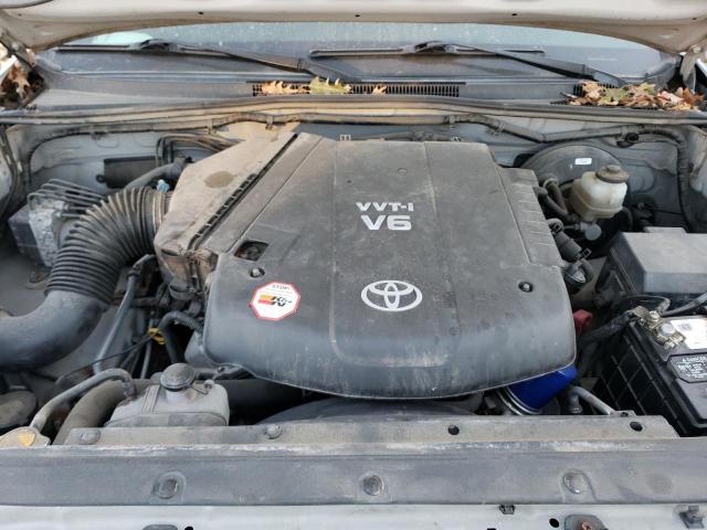 5TEUU4EN7AZ742012 - 2010 TOYOTA TACOMA ACCESS CAB ვერცხლისფერი ფოტო 11