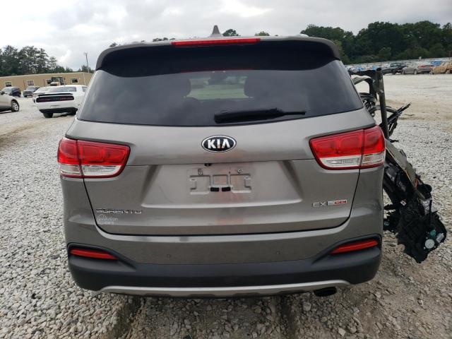 5XYPH4A15GG025485 - 2016 KIA SORENTO EX GRAY photo 6