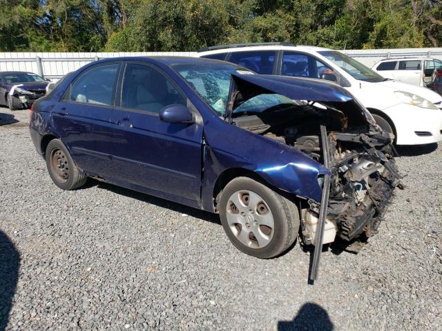 KNAFE121485524545 - 2008 KIA SPECTRA EX BLUE photo 4