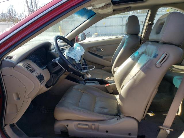 1HGCG22522A000738 - 2002 HONDA ACCORD EX RED photo 7