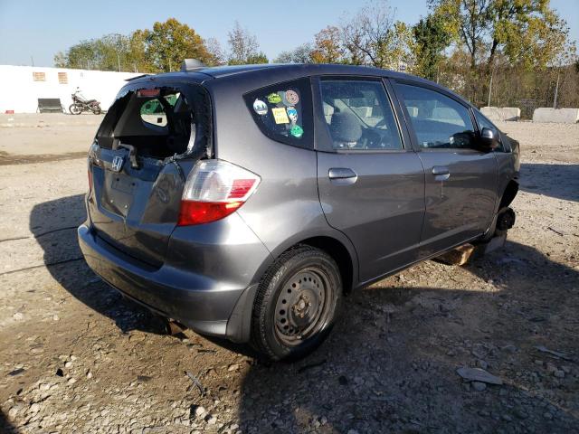 JHMGE8H35CC032702 - 2012 HONDA FIT GRAY photo 3