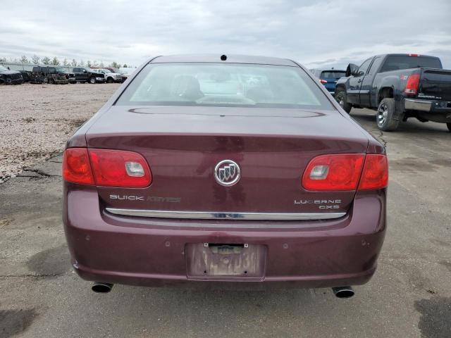 1G4HE57Y66U220608 - 2006 BUICK LUCERNE CXS RED photo 6