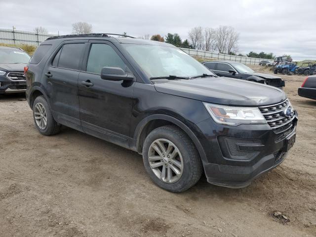 1FM5K8B85HGD27302 - 2017 FORD EXPLORER BLACK photo 4