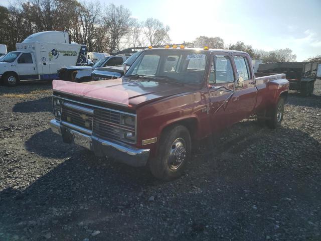 1GCHC33W7ES196252 - 1984 CHEVROLET C30 MAROON photo 1