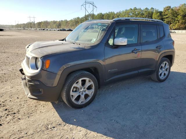 ZACCJADBXJPJ14978 - 2018 JEEP RENEGADE LIMITED GRAY photo 1