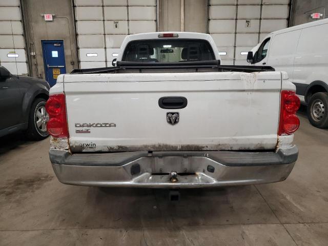 1D7HE42K66S665918 - 2006 DODGE DAKOTA SLT WHITE photo 6