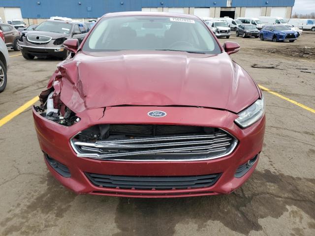 3FA6P0LU0ER390101 - 2014 FORD FUSION SE HYBRID RED photo 5