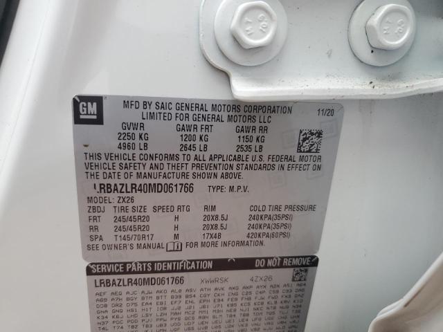 LRBAZLR40MD061766 - 2021 BUICK ENVISION PREFERRED 白色 照片 13