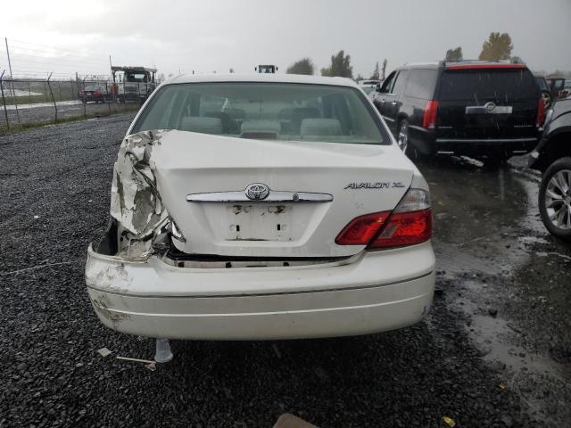 4T1BF28B63U276295 - 2003 TOYOTA AVALON XL WHITE photo 6