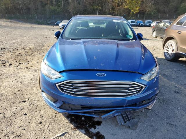 3FA6P0LU5JR103460 - 2018 FORD FUSION SE HYBRID BLUE photo 5