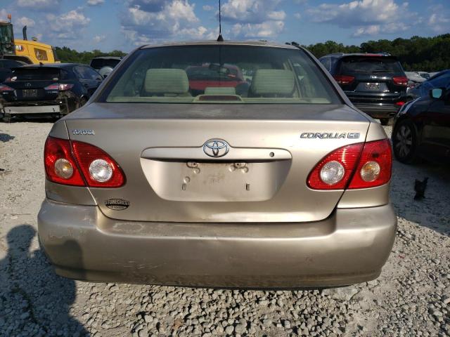 1NXBR32E67Z902854 - 2007 TOYOTA COROLLA CE BEIGE photo 6