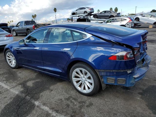 5YJSA1E26GF152818 - 2016 TESLA MODEL S BLUE photo 2