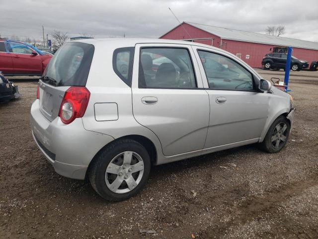 KL1TV65E09B394355 - 2009 CHEVROLET AVEO LS SILVER photo 3