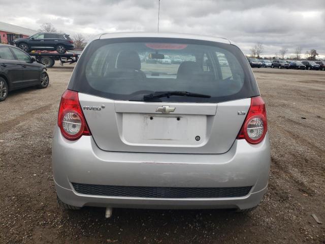 KL1TV65E09B394355 - 2009 CHEVROLET AVEO LS Gümüş foto 6