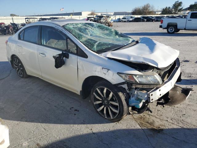 19XFB2F90FE066750 - 2015 HONDA CIVIC EXL თეთრი ფოტო 4