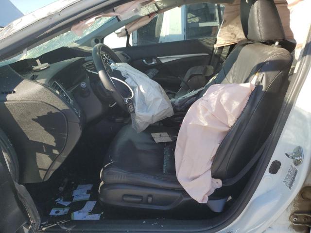 19XFB2F90FE066750 - 2015 HONDA CIVIC EXL თეთრი ფოტო 7