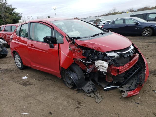 3HGGK5H40JM719651 - 2018 HONDA FIT LX RED photo 4