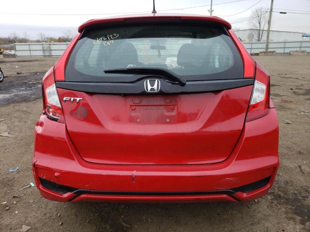 3HGGK5H40JM719651 - 2018 HONDA FIT LX RED photo 6