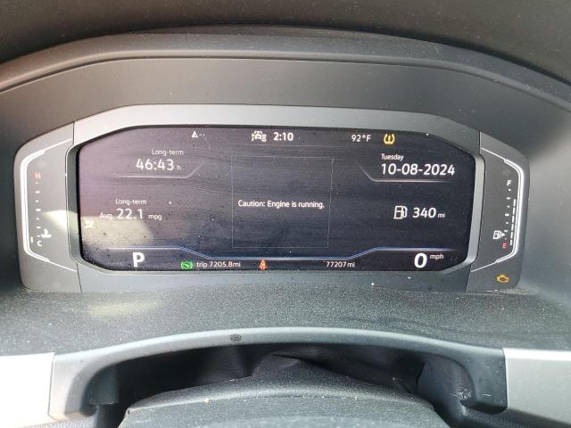 1V2JP2CA2NC518504 - 2022 VOLKSWAGEN ATLAS SE Сріблястий фото 9