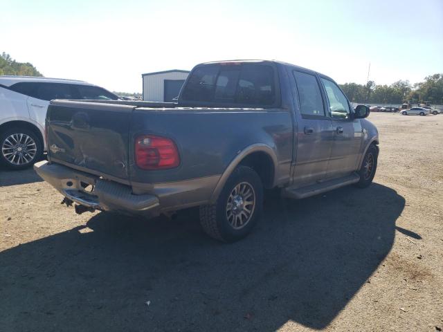 1FTRW07L91KA40864 - 2001 FORD F150 SUPERCREW BLUE photo 3