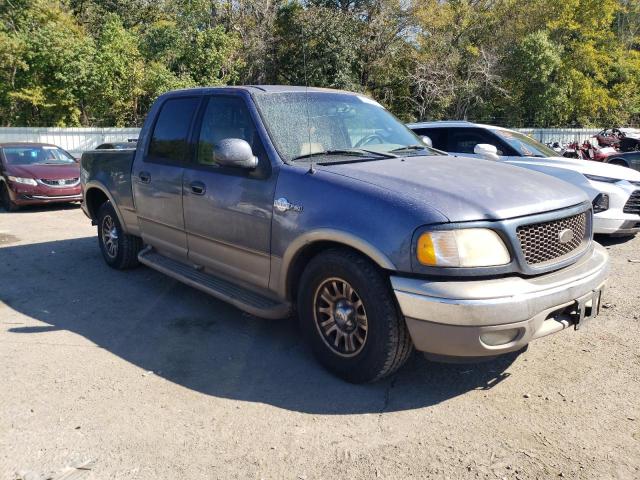 1FTRW07L91KA40864 - 2001 FORD F150 SUPERCREW BLUE photo 4