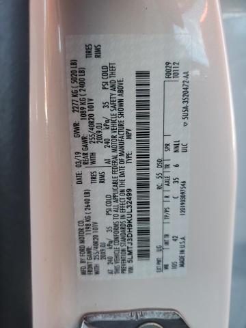 5LMTJ3DH9KUL32499 - 2019 LINCOLN MKC RESERVE Beyaz fotoğraf 12