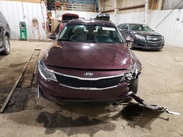5XXGT4L32HG156697 - 2017 KIA OPTIMA LX BURGUNDY photo 5