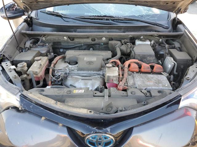 JTMJJREV1JD231882 - 2018 TOYOTA RAV4 HV SE SILVER photo 11