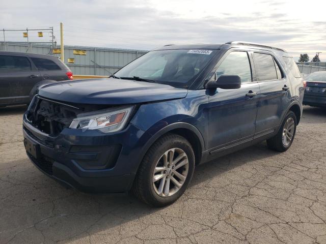 1FM5K7B80HGB38406 - 2017 FORD EXPLORER BLUE photo 1