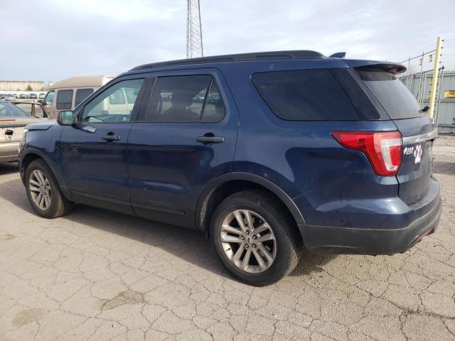 1FM5K7B80HGB38406 - 2017 FORD EXPLORER BLUE photo 2