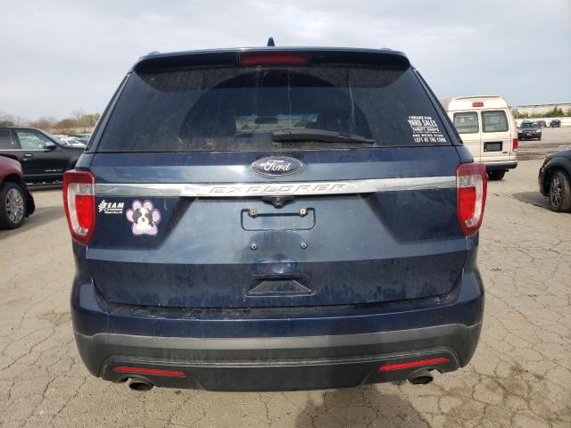 1FM5K7B80HGB38406 - 2017 FORD EXPLORER BLUE photo 6