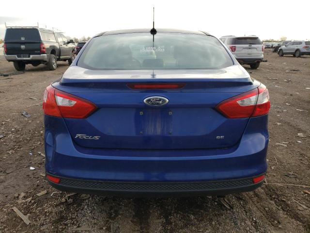 1FAHP3F29CL323447 - 2012 FORD FOCUS SE BLUE photo 6