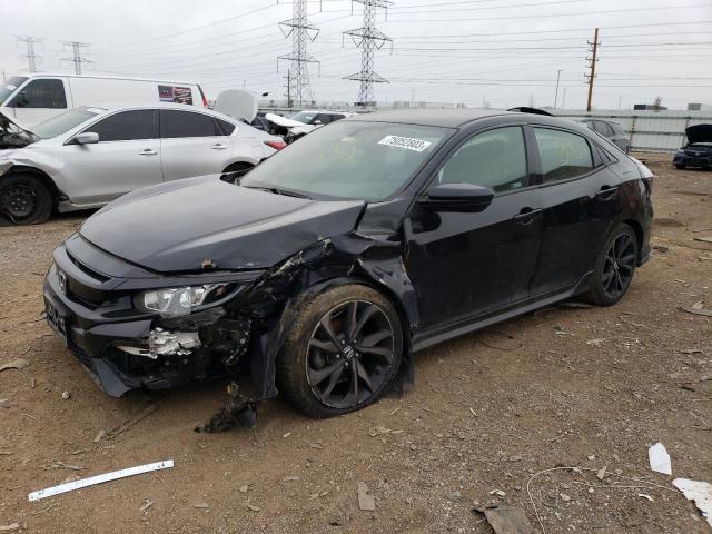 SHHFK7H40JU217456 - 2018 HONDA CIVIC SPORT 黑色 照片 1