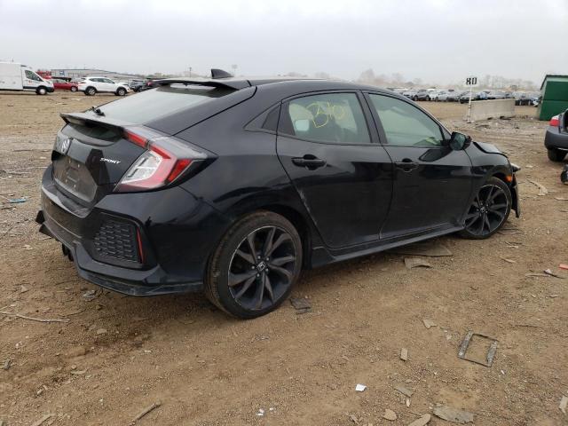 SHHFK7H40JU217456 - 2018 HONDA CIVIC SPORT 黑色 照片 3