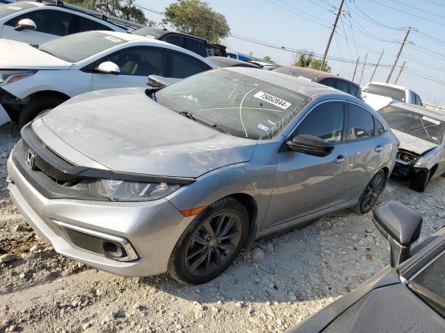 JHMFC1F72KX007553 - 2019 HONDA CIVIC EXL SILVER photo 1