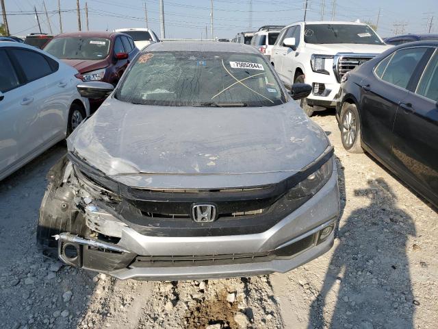 JHMFC1F72KX007553 - 2019 HONDA CIVIC EXL SILVER photo 5