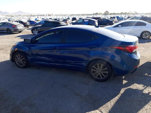 KMHDH4AE9FU450481 - 2015 HYUNDAI ELANTRA SE BLUE photo 2