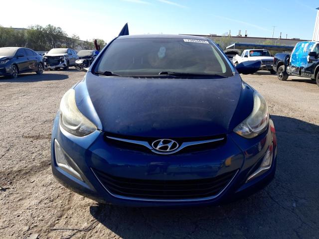 KMHDH4AE9FU450481 - 2015 HYUNDAI ELANTRA SE BLUE photo 5